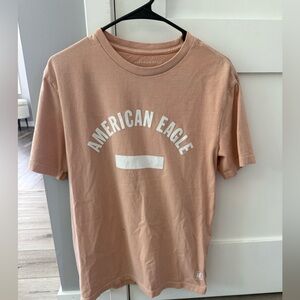 American Eagle Outfitters Men's Peach Tee